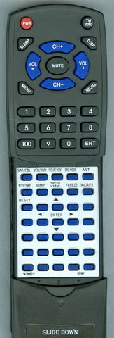 SONY KV32HS20 Replacement Remote