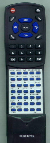 SONY RT147688711 Replacement Remote
