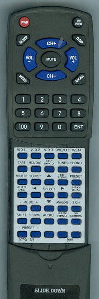 SONY STRDE985 Replacement Remote