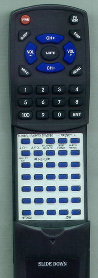 SONY STRDE495P Replacement Remote