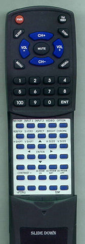 SONY PFM42X1 Replacement Remote