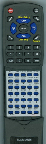 SONYINSERT DVPCX875P Replacement Remote