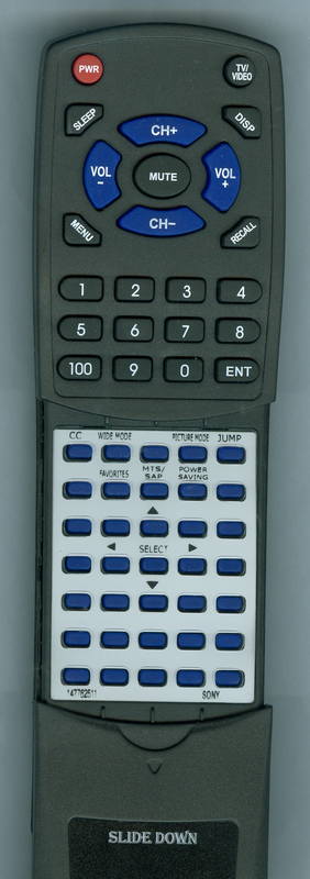 SONY RT147805111 Replacement Remote Control