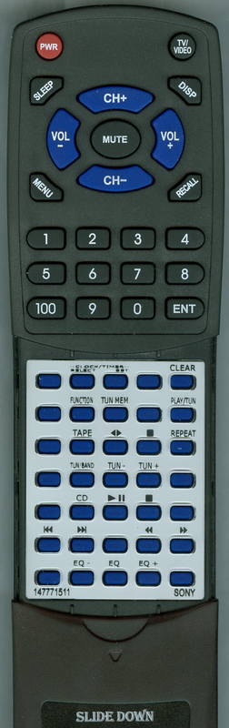 SONY RT147805111 Replacement Remote Control - Thumbnail 2