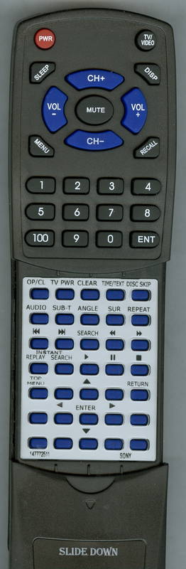 SONY RMTD133A Replacement Remote Control