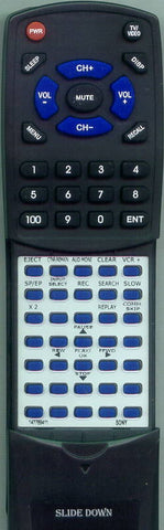 SONY 147789411 Replacement Remote