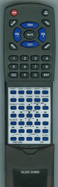 SONY STRDA5000ESZONE Replacement Remote