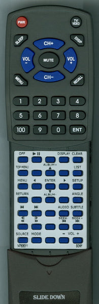 SONY DVX11A Replacement Remote