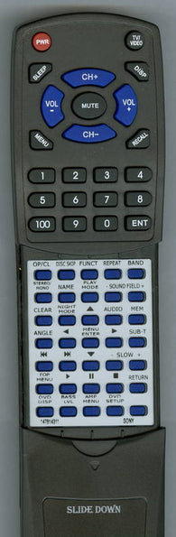 SONY DAVFC8 Replacement Remote