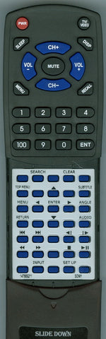SONY MV65ST Replacement Remote