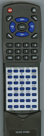 SONY 1-478-825-11 Replacement Remote