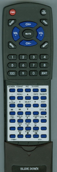 SONY DHGHDD500 Replacement Remote