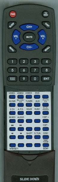 SONY STRDE698B Replacement Remote
