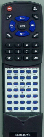 SONY 147960412 Replacement Remote