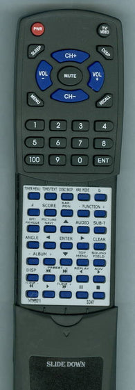 SONY HCDZX80D Replacement Remote