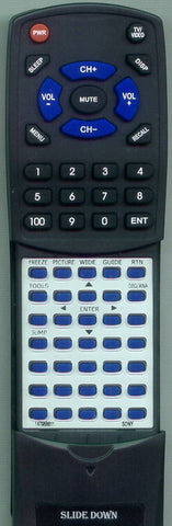 SONY RT147968611 Replacement Remote