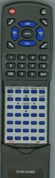SONY KD27FS170 Replacement Remote