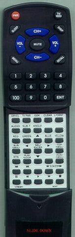 SONY BDP-S2000ES Replacement Remote