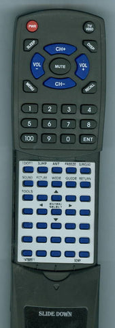 SONY KDL52XBR3 Replacement Remote