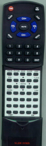 SONY 1-479-956-11 Replacement Remote
