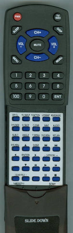 SONY DAVHDX501W Replacement Remote
