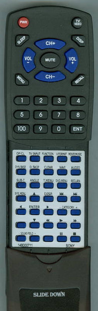 SONY DAVHDX500I Replacement Remote