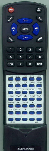 SONY 1-480-101-11 Replacement Remote