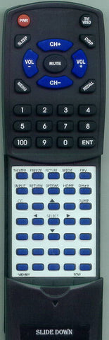SONY RM YD014 Replacement Remote