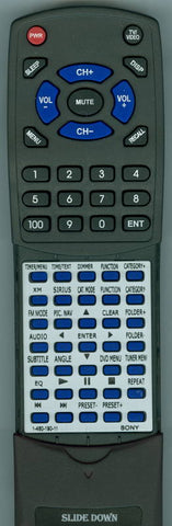 SONY RT148019011 Replacement Remote