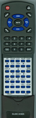 SONY RM-AAU016 Replacement Remote