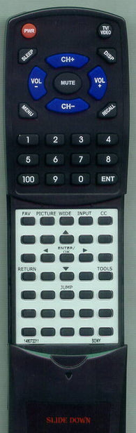 SONY KDL-22L4000 Replacement Remote
