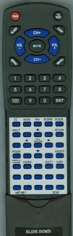 SONY RM-YD027 Replacement Remote