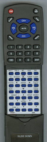 SONY HTSF360 Replacement Remote