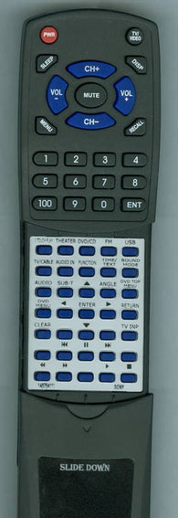 SONY DAVDZ175 Replacement Remote