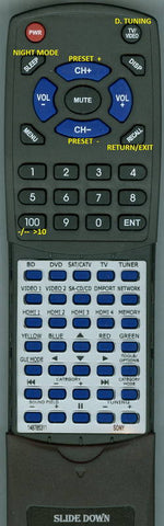 SONY RT148785311 Replacement Remote