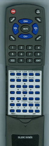 SONY BDPS380 Replacement Remote