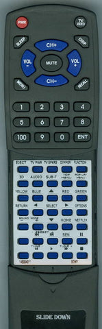 SONY BDVE190 Replacement Remote