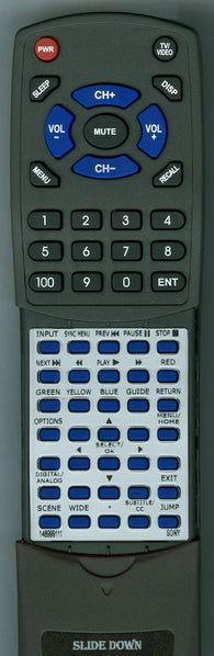 SONY KDL32EX355 Replacement Remote