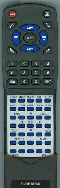 SONY STRDH130 Replacement Remote