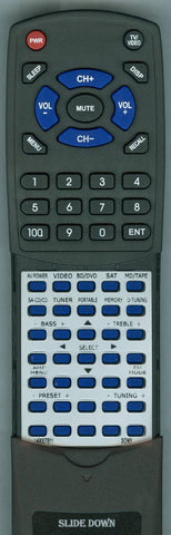SONY RT149007811 Replacement Remote