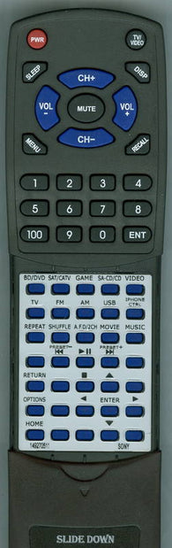 SONY STRDH550 Replacement Remote