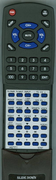 SONY HTCT370 Replacement Remote