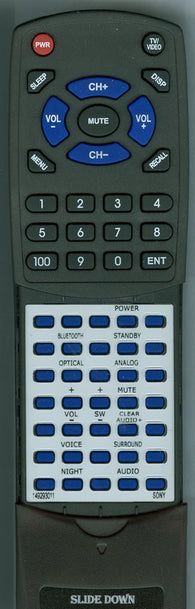 SONY HTCT180 Replacement Remote