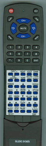 SONY 1-493-143-11 Replacement Remote