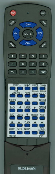 SONY HTNT5 Replacement Remote