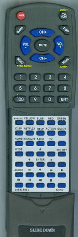 SONY XBR-49X700D Replacement Remote