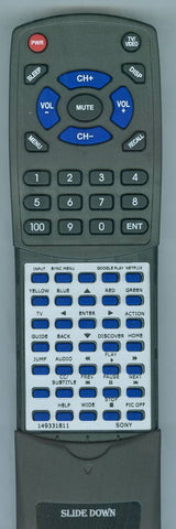 SONY 1 493 318 12 Replacement Remote