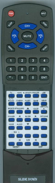 SONY HTX9000F Replacement Remote