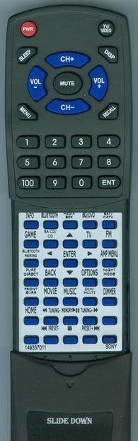 SONY STRDH790 Replacement Remote