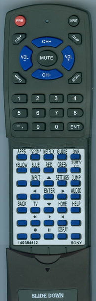 SONY XBR-85X850G Replacement Remote